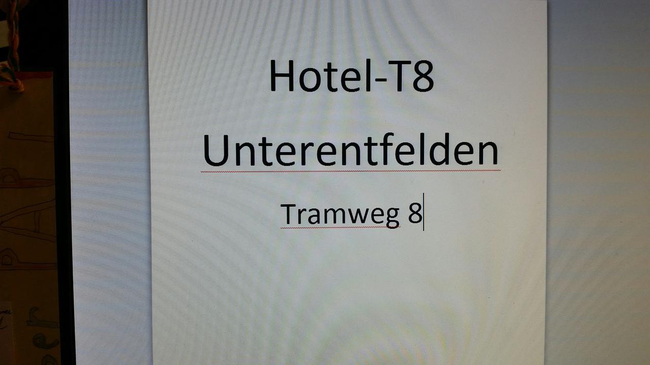 Hotel-T8 Unterentfelden Exterior foto